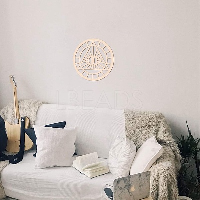 Laser Cut Wooden Wall Sculpture WOOD-WH0101-009-1