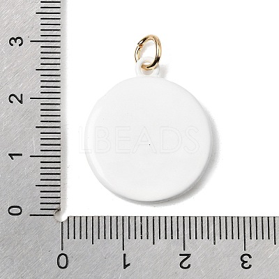 Printing 304 Stainless Steel Pendants STAS-K304-12F-G-1