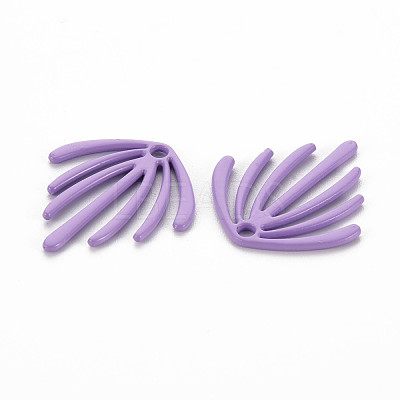 Spray Painted Alloy Pendants PALLOY-Q433-029C-RS-1