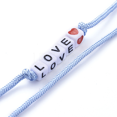 Polyester & Spandex Cord Ropes Eyeglasses Chains AJEW-EH00058-06-1