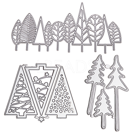 Christmas Tree Frame Carbon Steel Cutting Dies Stencils DIY-CP0001-06-1