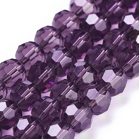 Imitation Austrian Crystal Bead Strands G-M181-6mm-11A-1