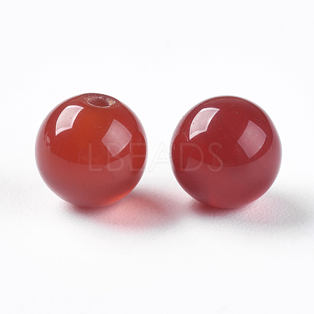 Natural Carnelian Beads G-K275-12-6mm-1