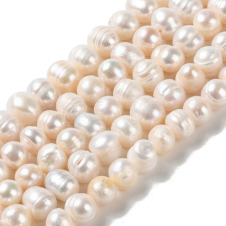 Natural Cultured Freshwater Pearl Beads Strands PEAR-E018-14-1