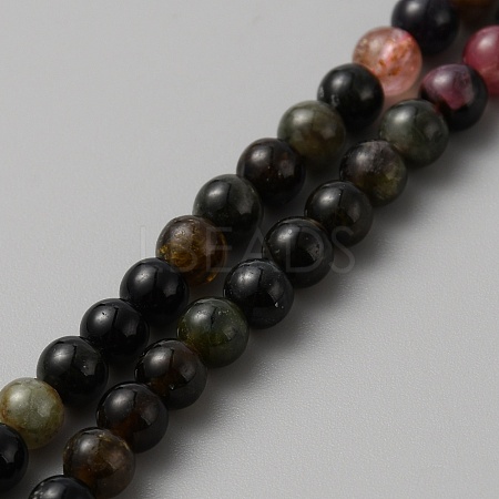 Natural Tourmaline Beads Strands G-F755-01-1