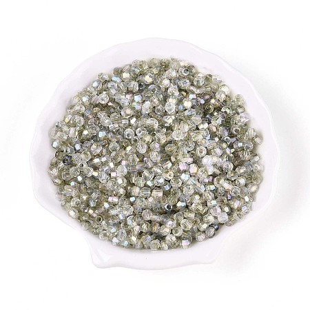Transparent Spray Painted Glass Beads EGLA-N018-4mm-03-1