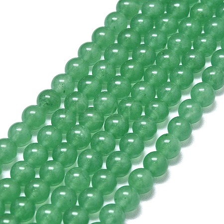 Natural Malaysia Jade Beads Strands G-L645-C01-4mm-13-1