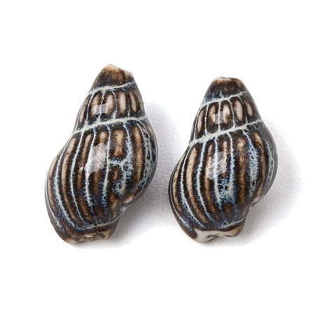 Vintage Handmade Porcelain Beads PR-CBA64B6-11B-1