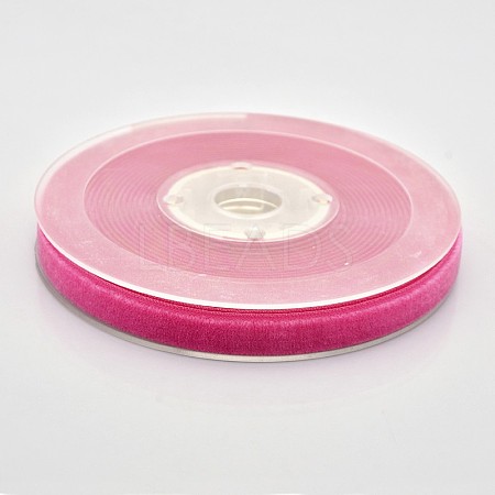Polyester Velvet Ribbon for Gift Packing and Festival Decoration SRIB-M001-10mm-175-1