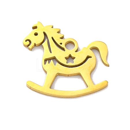 201 Stainless Steel Charms STAS-Q015-12G-1