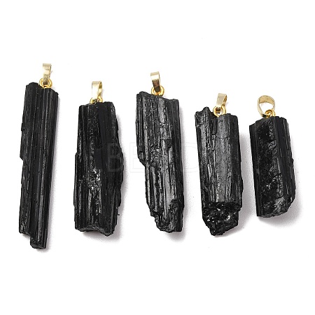 Natural Black Tourmaline Big Pendants GG-C001-03G-1