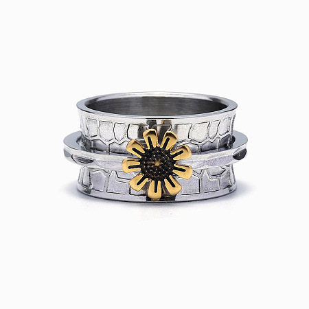 Sunflower Zinc Alloy Finger Rings FS-WGCE082-05-1