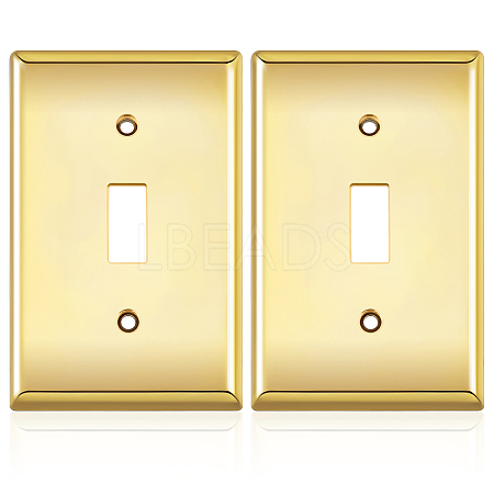 ABS Plastic Receptacle Outlet Wall Plate AJEW-WH0410-464B-01-1