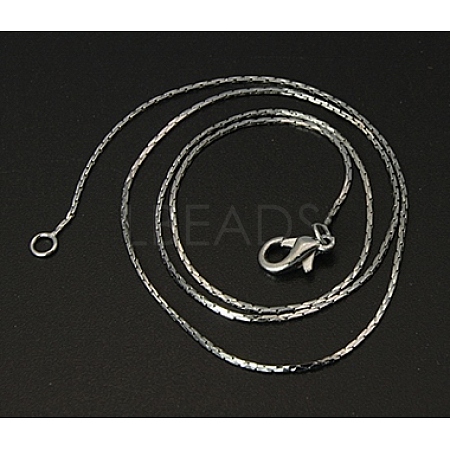 Brass Necklaces NJEW-A266-55-1