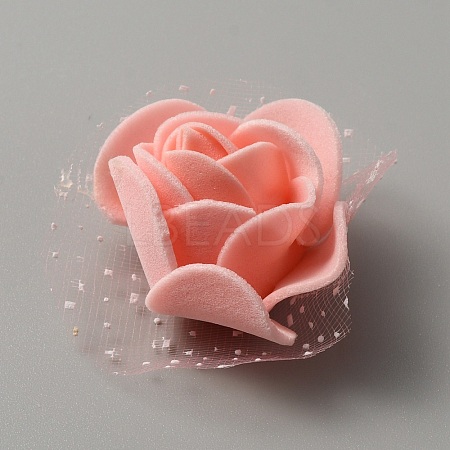 3D Foam Rose Ornament Accessories DIY-WH0304-623C-1