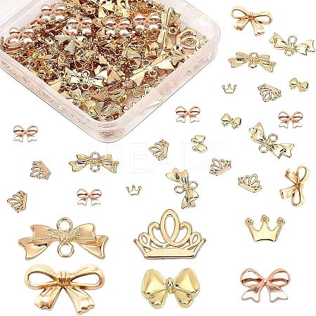 Alloy Cabochons Accessories PALLOY-OC0002-47G-1