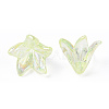 Transparent Acrylic Bead Caps OACR-H016-05C-3