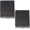 2Pcs Faux Fur Squares Fabric DIY-GF0011-26A-1