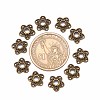 Tibetan Style Alloy Bead Caps LS-K0P34071-2