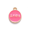 Alloy Enamel Pendants ENAM-S124-01B-03A-3