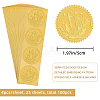 Self Adhesive Gold Foil Embossed Stickers DIY-WH0211-214-2