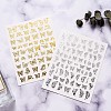 Laser Hot Stamping Nail Stickers MRMJ-R088-38-M-4