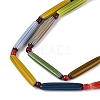 Handmade Millefiori Glass Lampwork Strip Beads Strands LA-N047-01A-3