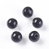 Natural Black Onyx Beads G-K275-13-4mm-2
