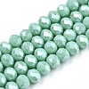 Electroplate Glass Beads Strands X1-EGLA-A034-P6mm-A20-1