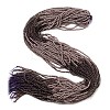 Transparent Gradient Color Glass Beads Strands GLAA-H021-01A-34-2