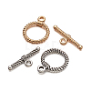 Tibetan Style Alloy Toggle Clasps PALLOY-TA0020-01-4