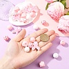 25Pcs 5 Styles Silicone Beads FIND-YW0011-13-3