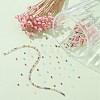 182G 14 Colors Transparent Glass Seed Beads SEED-YW0002-44-4