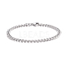 304 Stainless Steel Curb Chains Bracelet for Men Women BJEW-JB07984-1