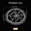 Alloy Rhinestone Mesh Headbands OHAR-WH20007-05P-01-2