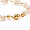 Pearl Beaded Bracelet for Girl Women BJEW-TA00015-5