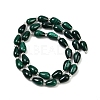 Natural Malachite Beads Strands G-L630-C01-10x6mm-3