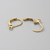 Brass Leverback Earring Findings KK-WH0044-142D-G-2