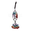 Natural Mixed Stone Big Pendant Decotations G-P459-03-3