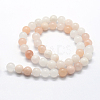 Natural Pink Aventurine Beads Strands X-G-I199-22-8mm-2