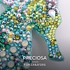 Preciosa&reg Crystal Hotfix Flatback Stones Y-PRC-HSS6-80100-200-4
