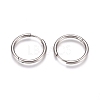 Tarnish Resistant 304 Stainless Steel Huggie Hoop Earrings EJEW-G272-02-16mm-P-2