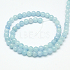 Natural Yellow Jade Beads Strands G-G598-4mm-YXS-20-3