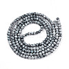 Baking Paint Glass Beads Strands DGLA-N003-4mm-A06-2