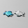 Alloy Enamel Printed Connector Charms ENAM-WH0065-15P-01-2