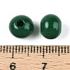 Spray Painted Round Natural Schima Wood Beads WOOD-A018-8mm-15-3