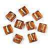 Handmade Silver Foil Lampwork Beads FOIL-S006-12x12mm-M-3