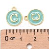 Golden Plated Alloy Enamel Charms ENAM-S118-05C-3