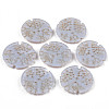 2-Hole Cellulose Acetate(Resin) Buttons BUTT-S026-014B-01-1