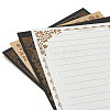 Vintage Retro Gold Foil Western Style Paper Envelope and Paper Set DIY-TA0003-04-5